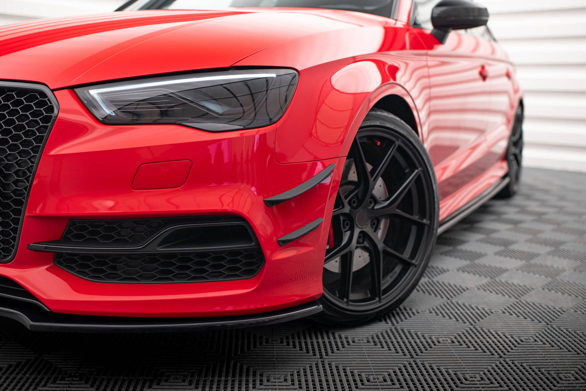 Canards de parachoques delantero para Audi S3 / A3 S-Line 8V Sedan / Cabrio