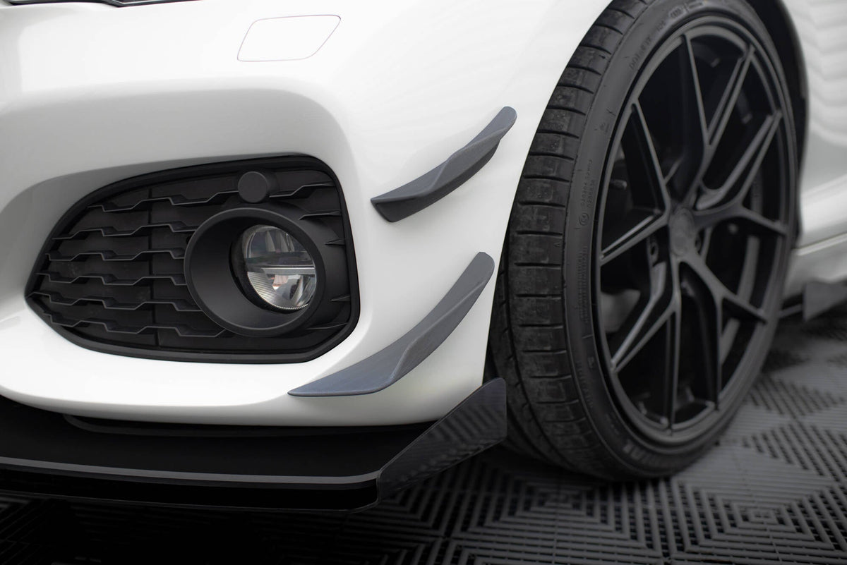 Canards de parachoques delantero para BMW 1 M-Pack / M140i F20 Facelift