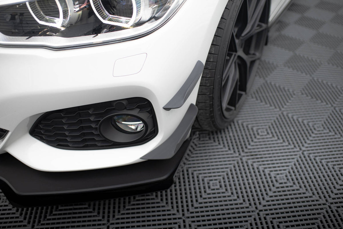 Canards de parachoques delantero para BMW 1 M-Pack / M140i F20 Facelift