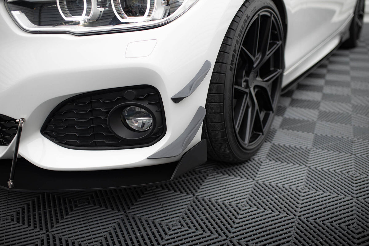 Canards de parachoques delantero para BMW 1 M-Pack / M140i F20 Facelift
