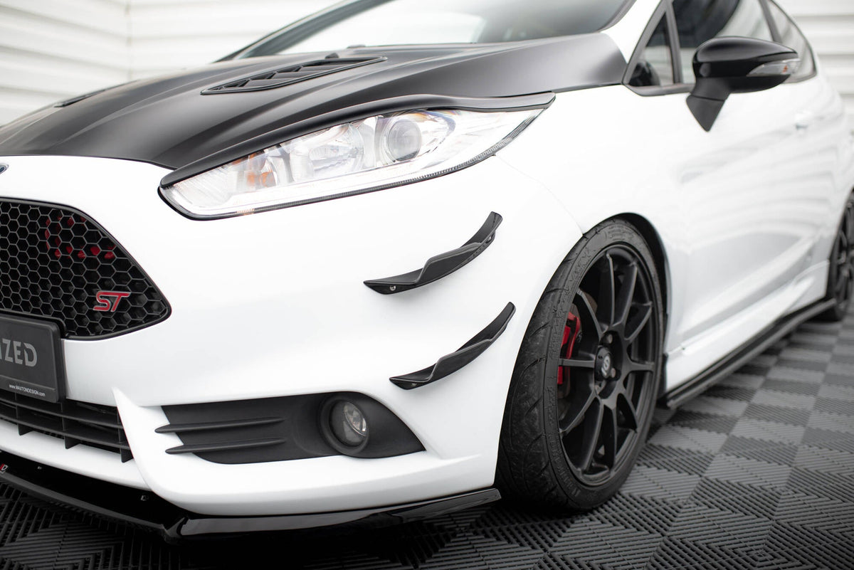 Canards de parachoques delantero para Ford Fiesta Mk7 ST Facelift