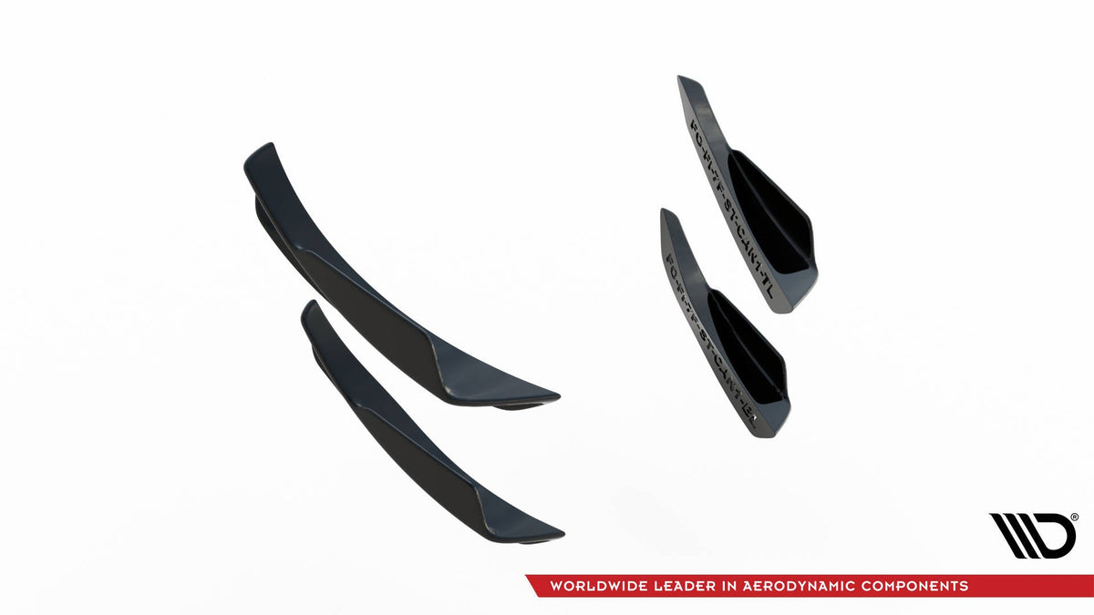 Canards de parachoques delantero para Ford Fiesta Mk7 ST Facelift