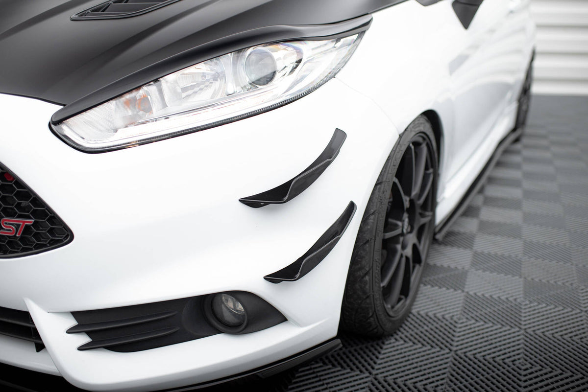 Canards de parachoques delantero para Ford Fiesta Mk7 ST Facelift