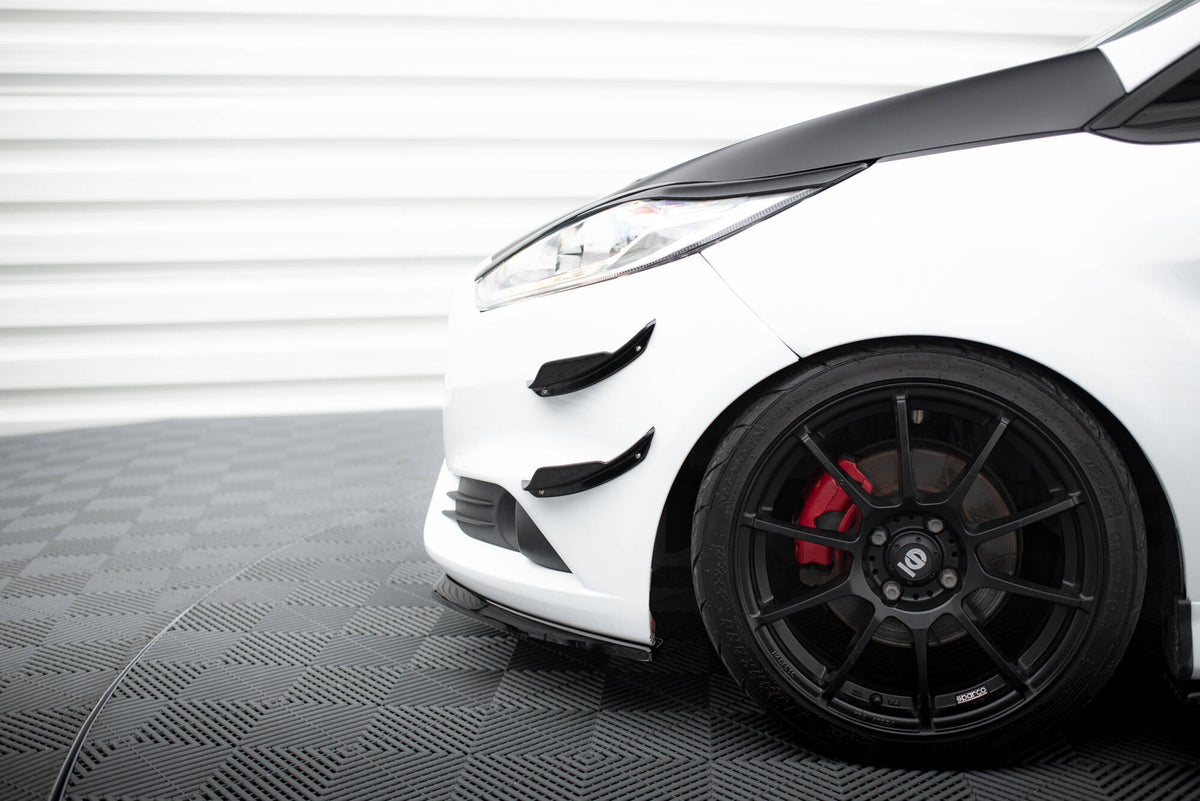 Canards de parachoques delantero para Ford Fiesta Mk7 ST Facelift