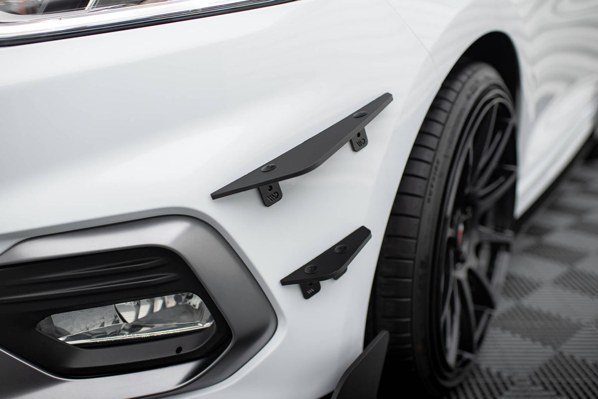 Canards de parachoques delantero para Ford Fiesta Mk8 ST/ ST-Line