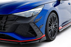 Canards de parachoques delantero para Hyundai Elantra N Mk7