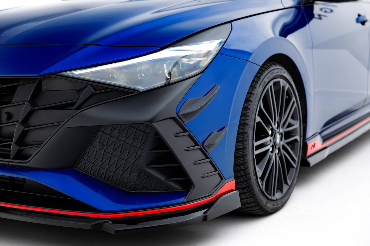 Canards de parachoques delantero para Hyundai Elantra N Mk7