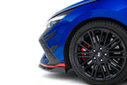 Canards de parachoques delantero para Hyundai Elantra N Mk7