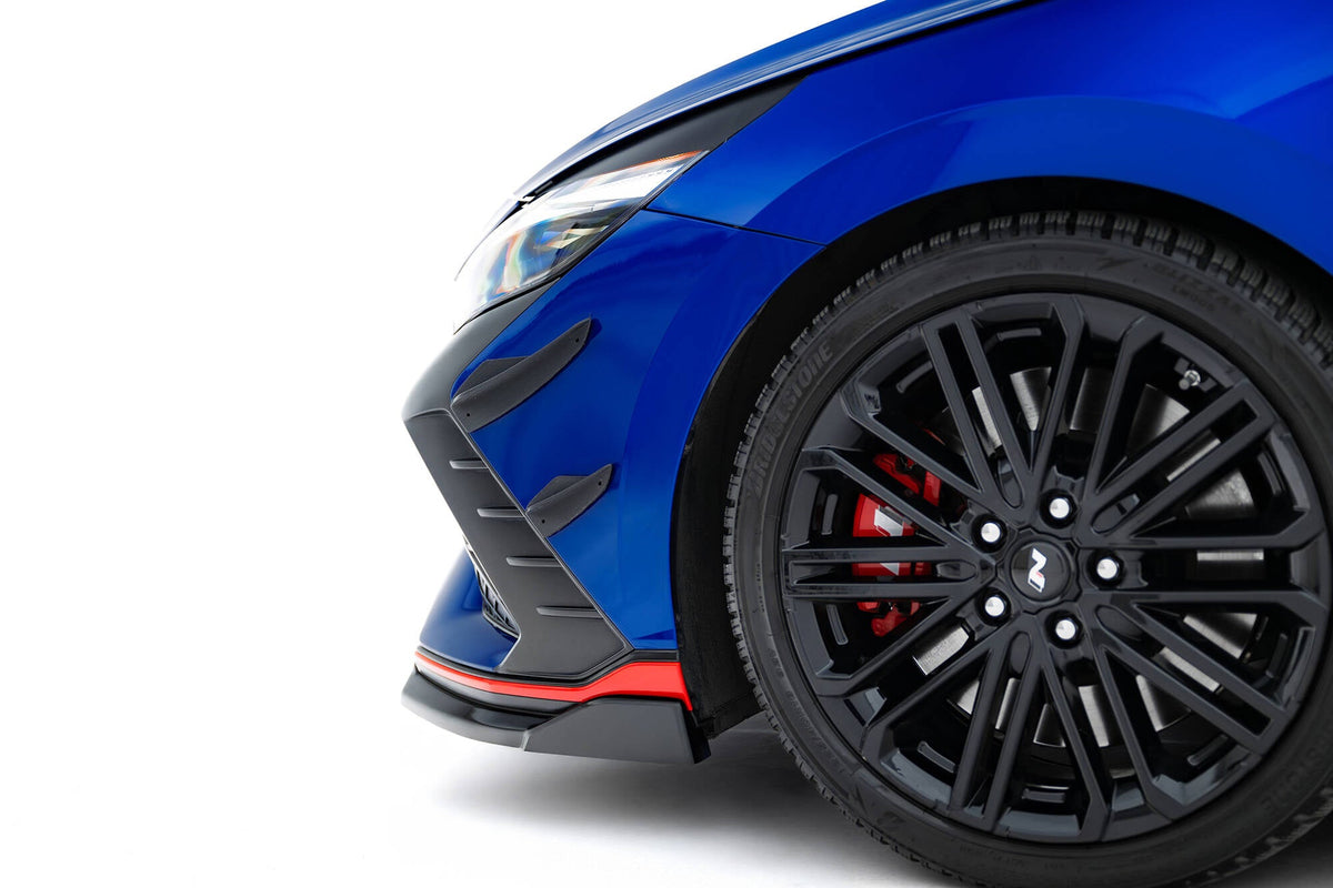Canards de parachoques delantero para Hyundai Elantra N Mk7
