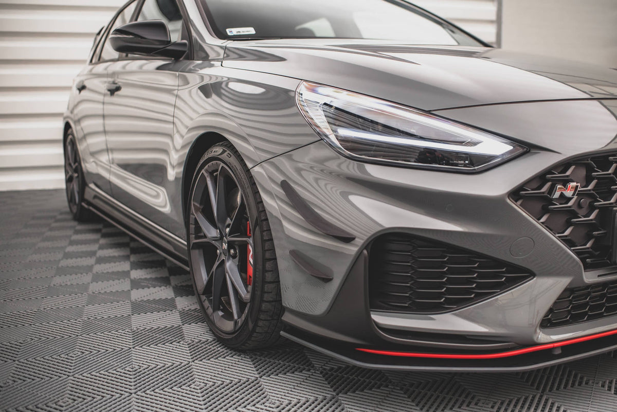 Canards de parachoques delantero para Hyundai I30 N / I30 N-Line Hatchback/Fastback Mk3 Facelift