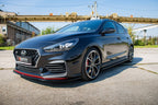 Canards de parachoques delantero para Hyundai I30 N Mk3