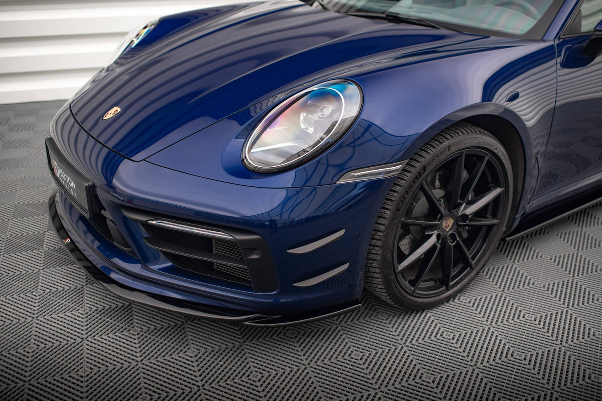 Canards de parachoques delantero para Porsche 911 Carrera Aero 992
