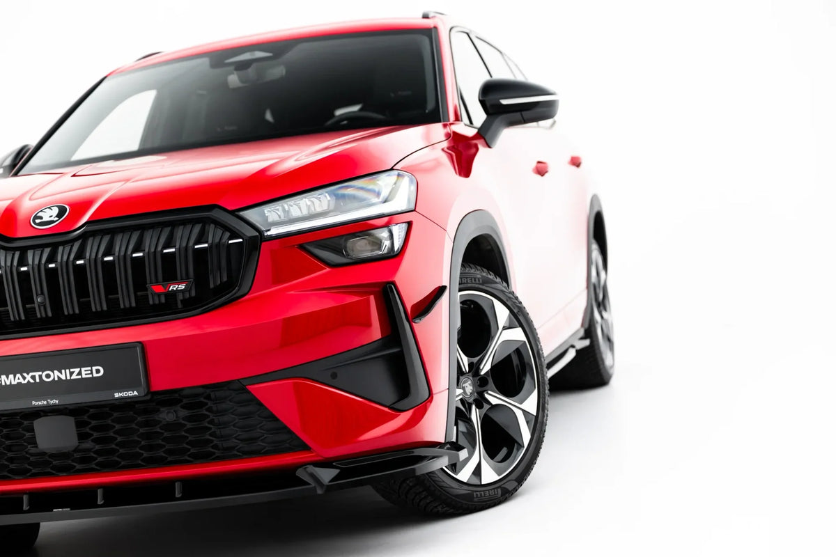 Canards de parachoques delantero para Skoda Kodiaq RS Mk2
