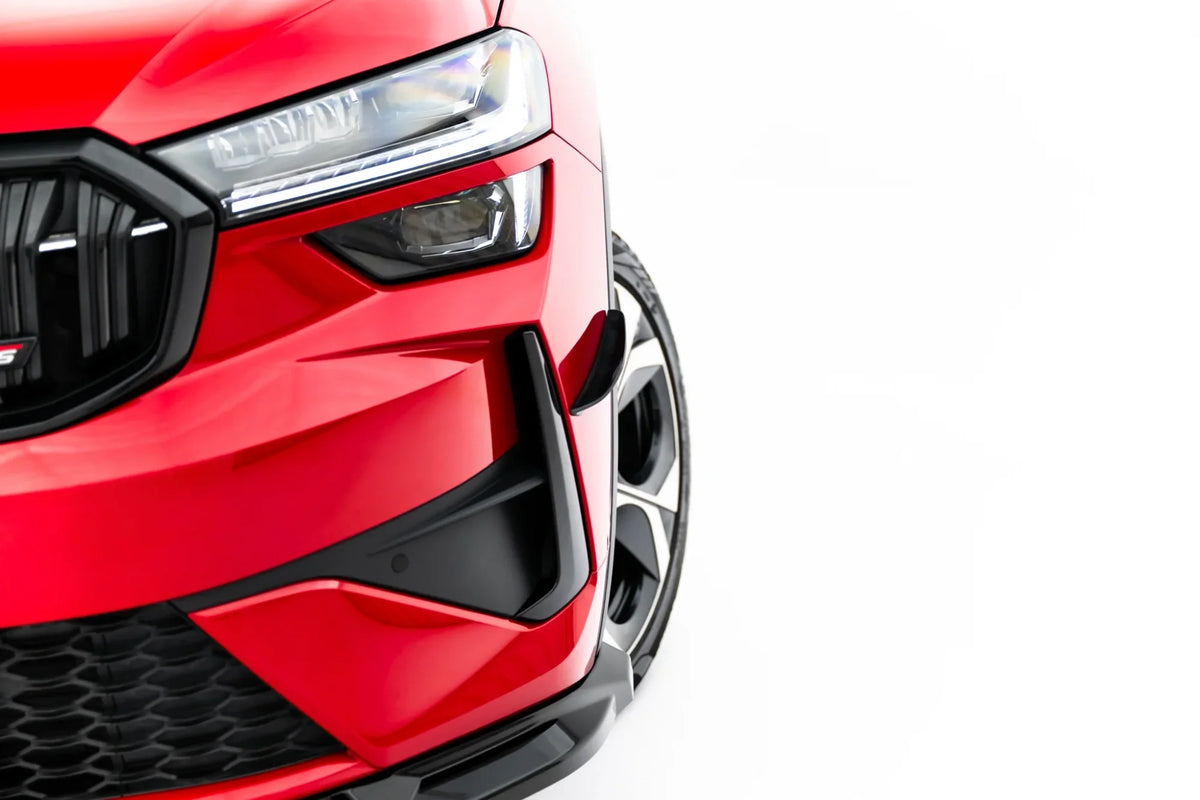 Canards de parachoques delantero para Skoda Kodiaq RS Mk2