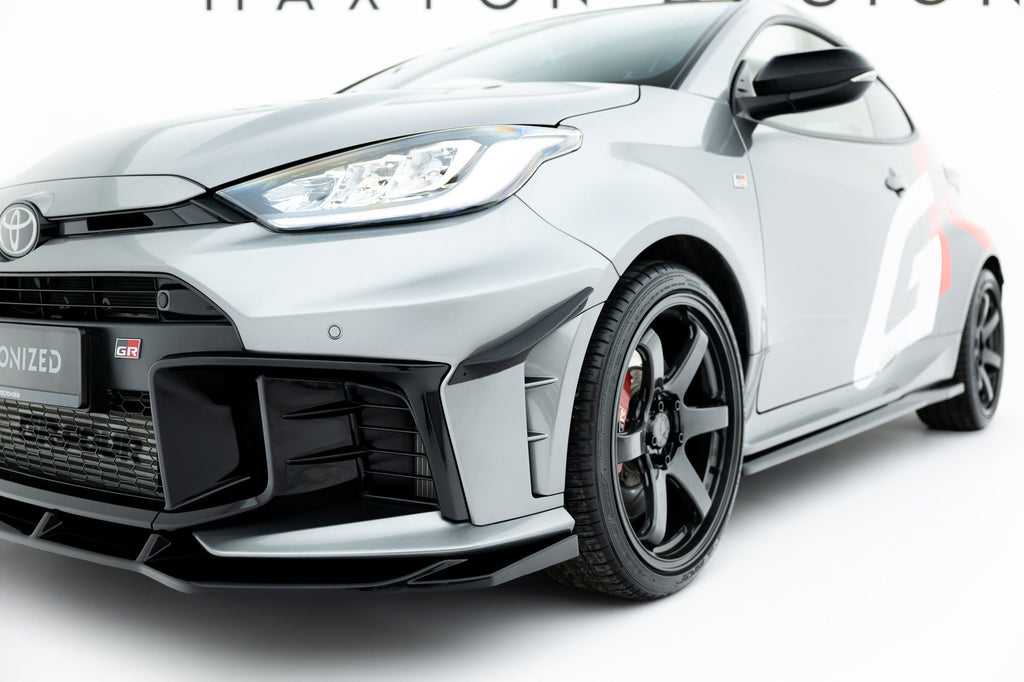 Canards de parachoques delantero para Toyota GR Yaris Mk4 Facelift
