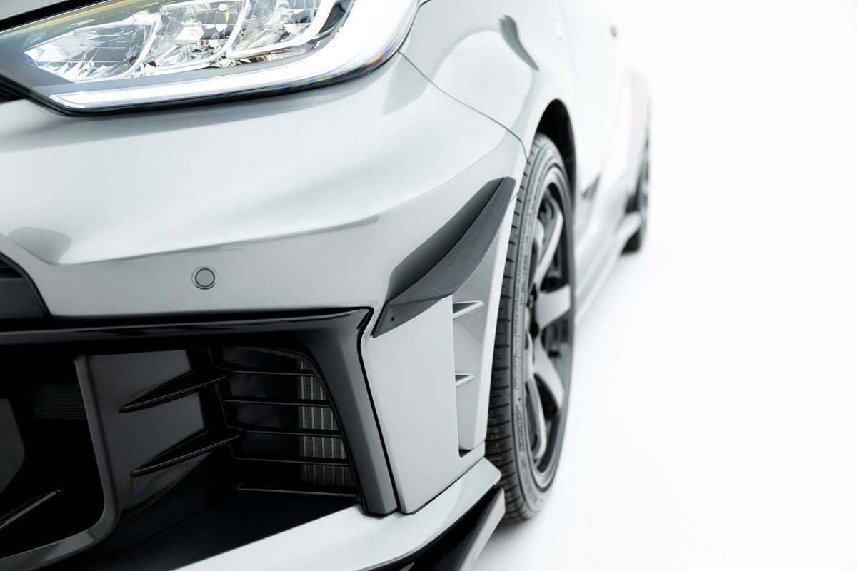 Canards de parachoques delantero para Toyota GR Yaris Mk4 Facelift