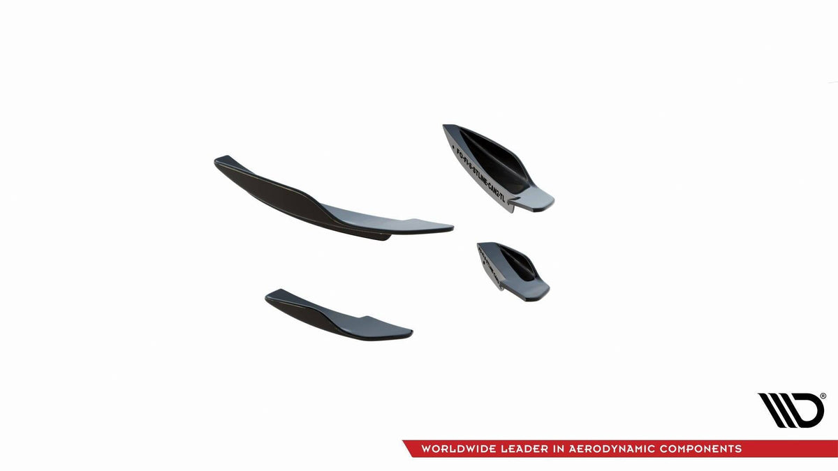 Canards de parachoques delantero V.2 para Ford Fiesta Mk8 ST / ST-Line