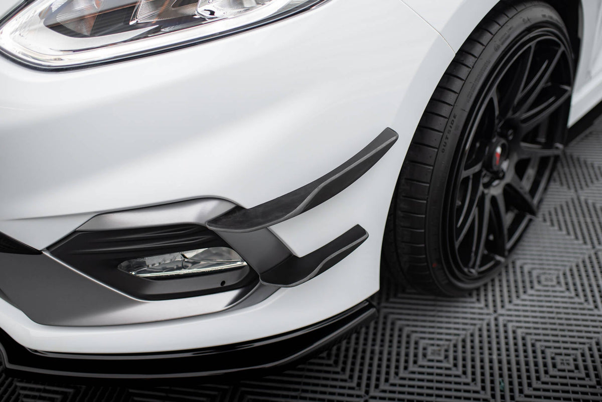 Canards de parachoques delantero V.2 para Ford Fiesta Mk8 ST / ST-Line