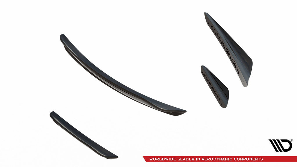 Canards de parachoques delantero V.3 para Ford Fiesta Mk8 ST / ST-Line