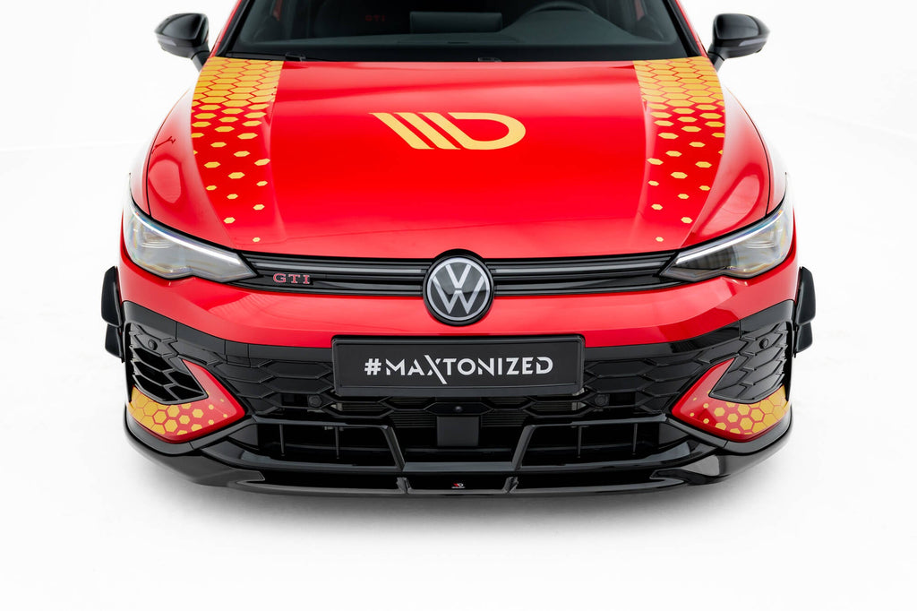 Canards de parachoques delantero para Volkswagen Golf GTI Clubsport Mk8 Facelift