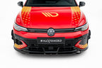Canards de parachoques delantero para Volkswagen Golf GTI Clubsport Mk8 Facelift