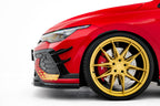 Canards de parachoques delantero para Volkswagen Golf GTI Clubsport Mk8 Facelift