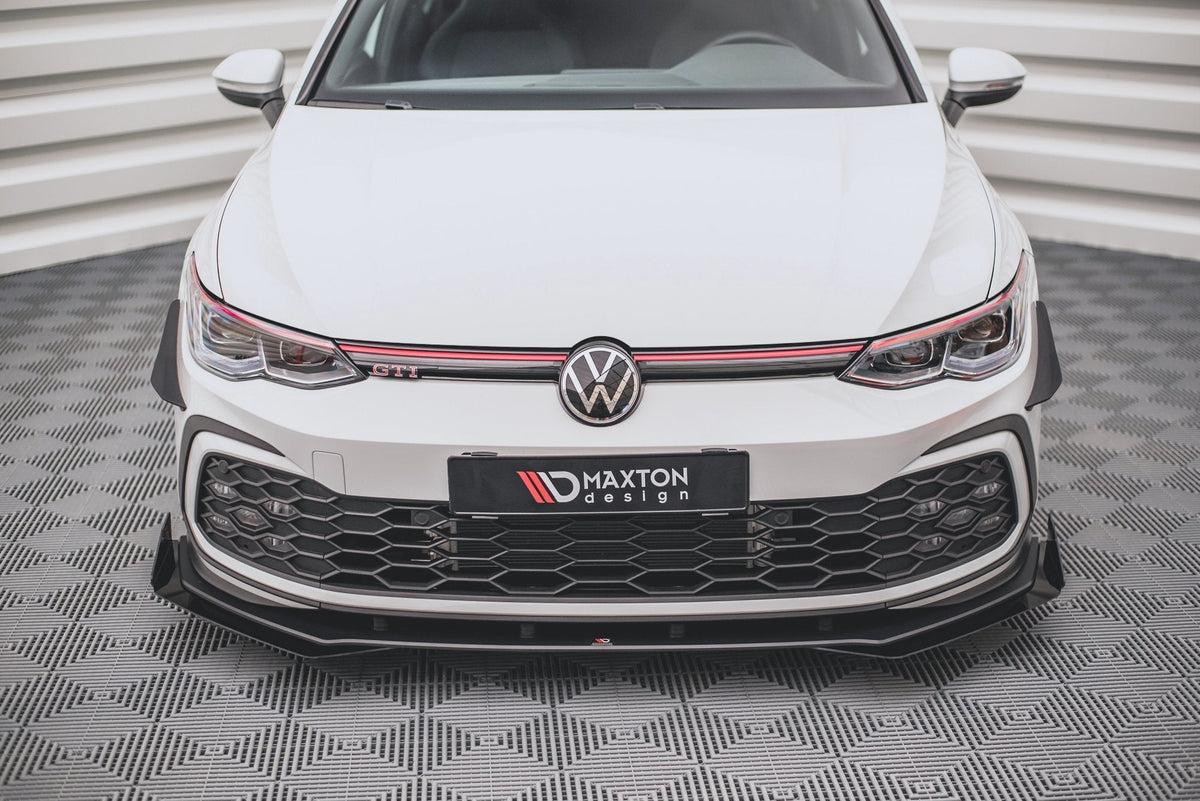 Canards de parachoques delantero para Volkswagen Golf GTI Mk8