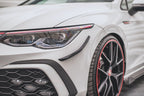 Canards de parachoques delantero para Volkswagen Golf GTI Mk8