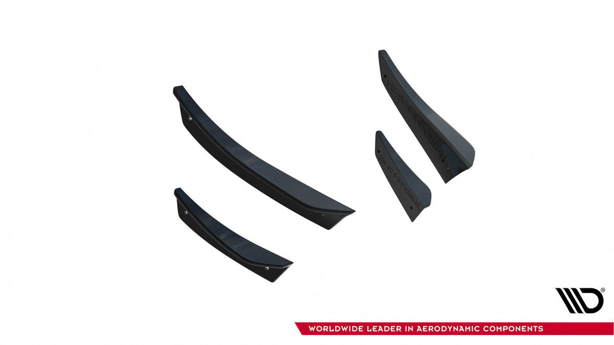 Canards de parachoques delantero para Volkswagen Golf R Hatchback / Variant Mk8 Facelift