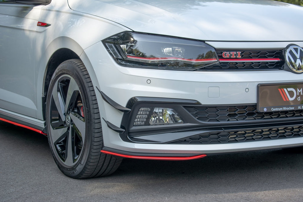 Canards de parachoques delantero para Volkswagen Polo GTI Mk6