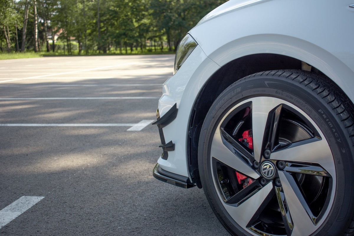 Canards de parachoques delantero para Volkswagen Polo GTI Mk6