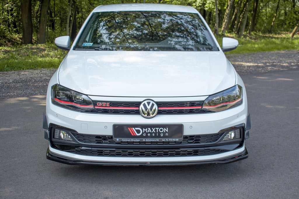 Canards de parachoques delantero para Volkswagen Polo GTI Mk6