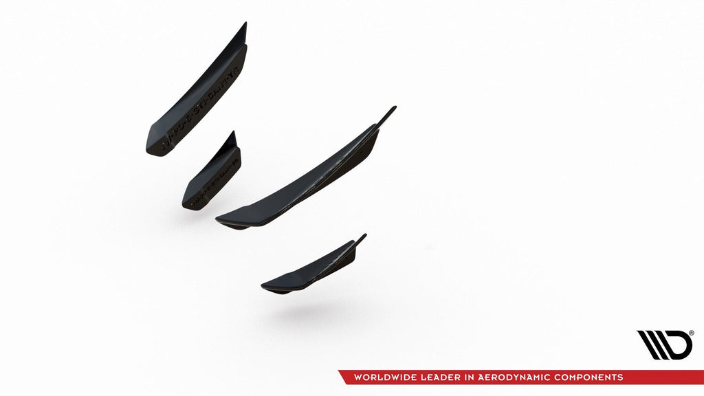 Canards de parachoques delantero para Volkswagen Polo GTI Mk6