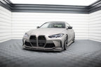 Flaps delanteros de fibra de carbono prepreg para BMW M4 G82 / G82 Facelift