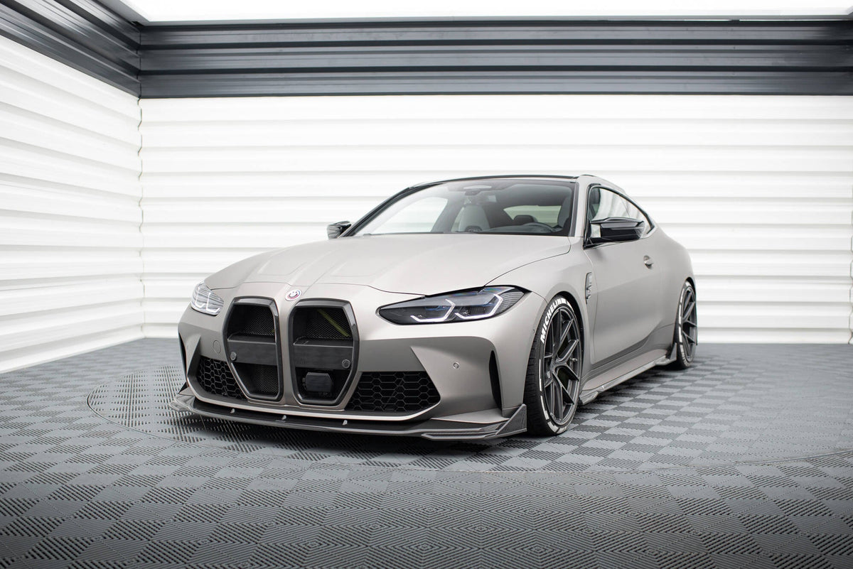 Flaps delanteros de fibra de carbono prepreg para BMW M4 G82 / G82 Facelift