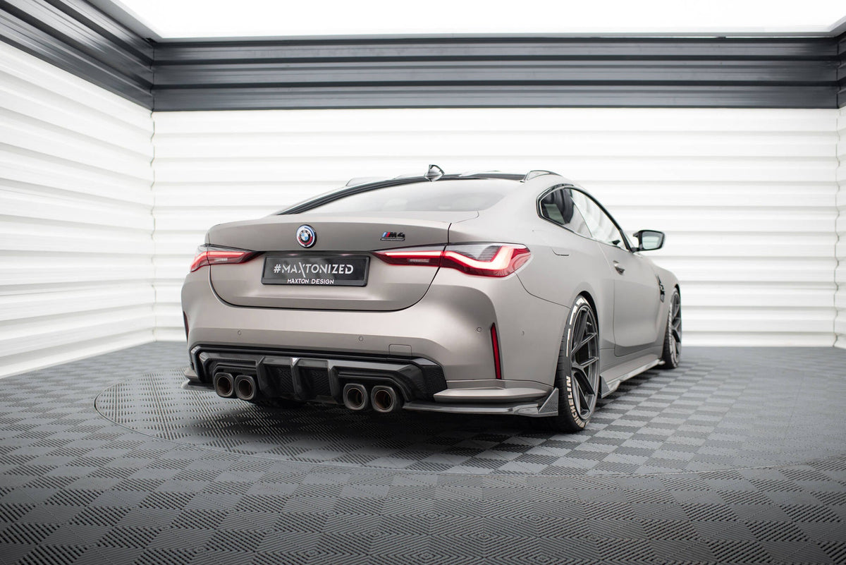 Flaps traseros de fibra de carbono prepreg para BMW M4 G82 / G82 Facelift