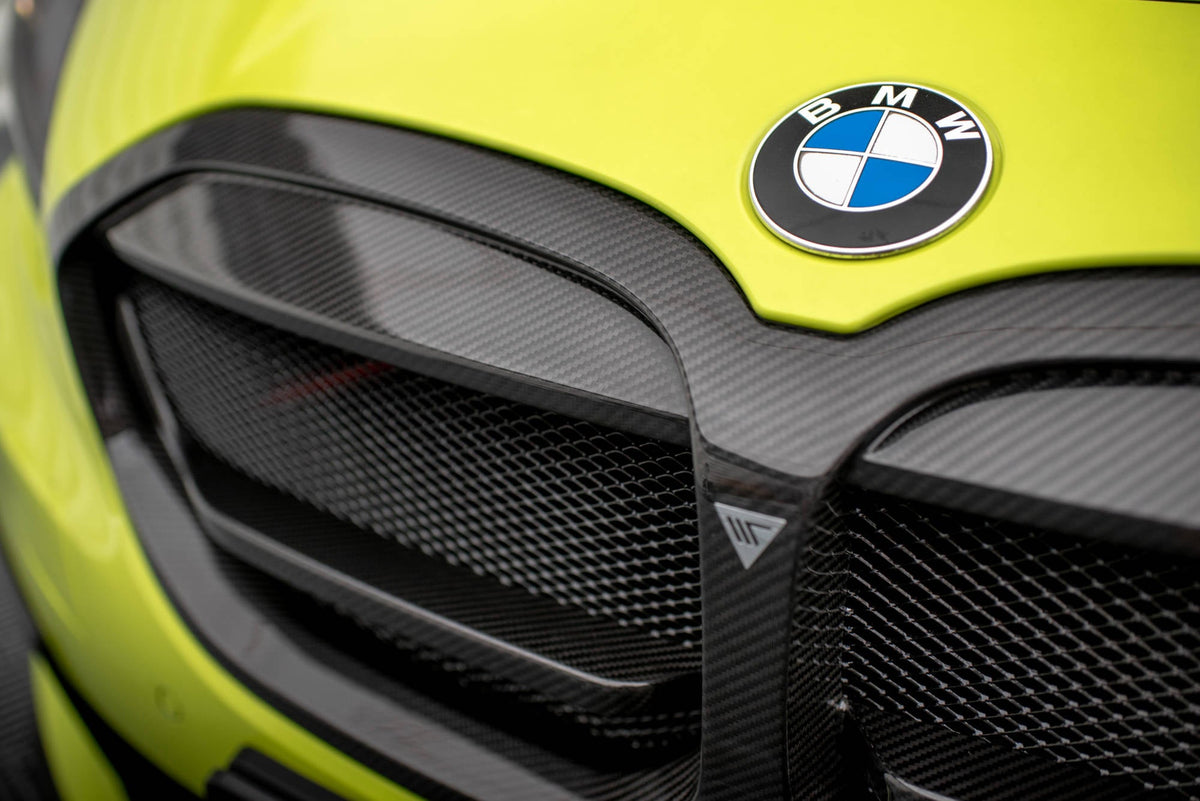 Parrilla delantera de fibra de carbono prepreg para BMW 1 M-Pack/ M135i / 128ti F40