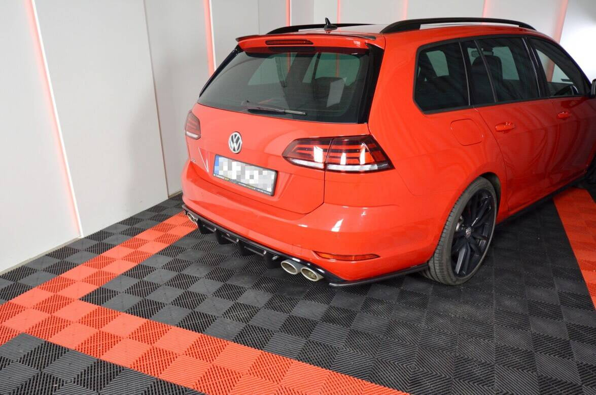 Difusor trasero para Volkswagen Golf R Variant Mk7 Facelift