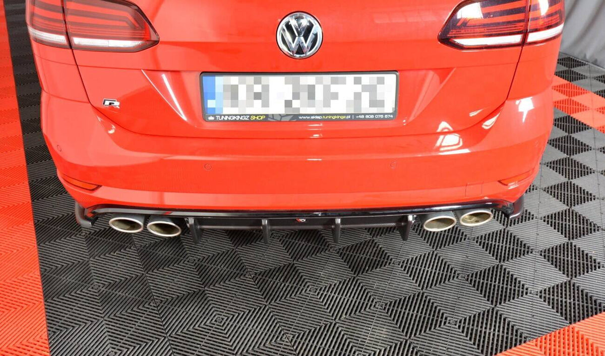 Difusor trasero para Volkswagen Golf R Variant Mk7 Facelift