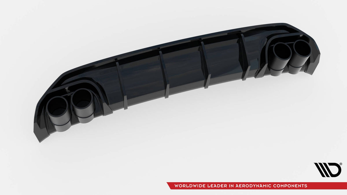 Difusor trasero + embellecedores de escape para Audi A3 S-Line Sedan 8Y