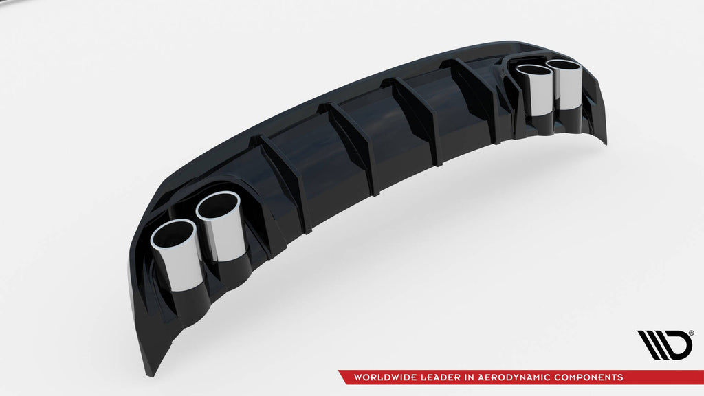 Difusor trasero + embellecedores de escape para Audi A3 S-Line Sedan 8Y