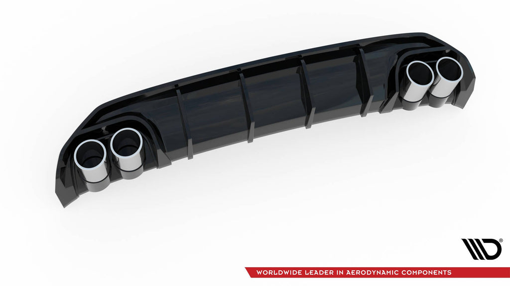 Difusor trasero + embellecedores de escape para Audi A3 S-Line Sportback 8Y