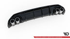 Difusor trasero + embellecedores de escape para Audi A3 S-Line Sportback 8Y