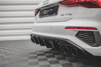 Difusor trasero + embellecedores de escape para Audi A3 S-Line Sportback 8Y