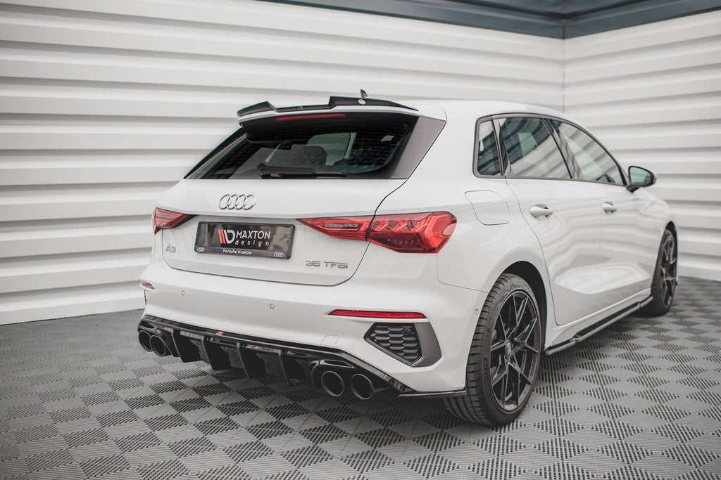 Difusor trasero + embellecedores de escape para Audi A3 S-Line Sportback 8Y