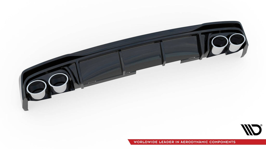 Difusor trasero + embellecedores de escape para Audi A6 S-Line / S6 C8 / C8 Facelift