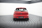 Difusor trasero + embellecedores de escape para Volkswagen Golf GTE / R-Line Mk8 / Mk8 Facelift