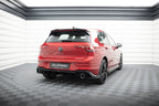 Difusor trasero + embellecedores de escape para Volkswagen Golf GTE / R-Line Mk8 / Mk8 Facelift
