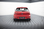 Difusor trasero + embellecedores de escape para Volkswagen Golf GTE / R-Line Mk8 / Mk8 Facelift