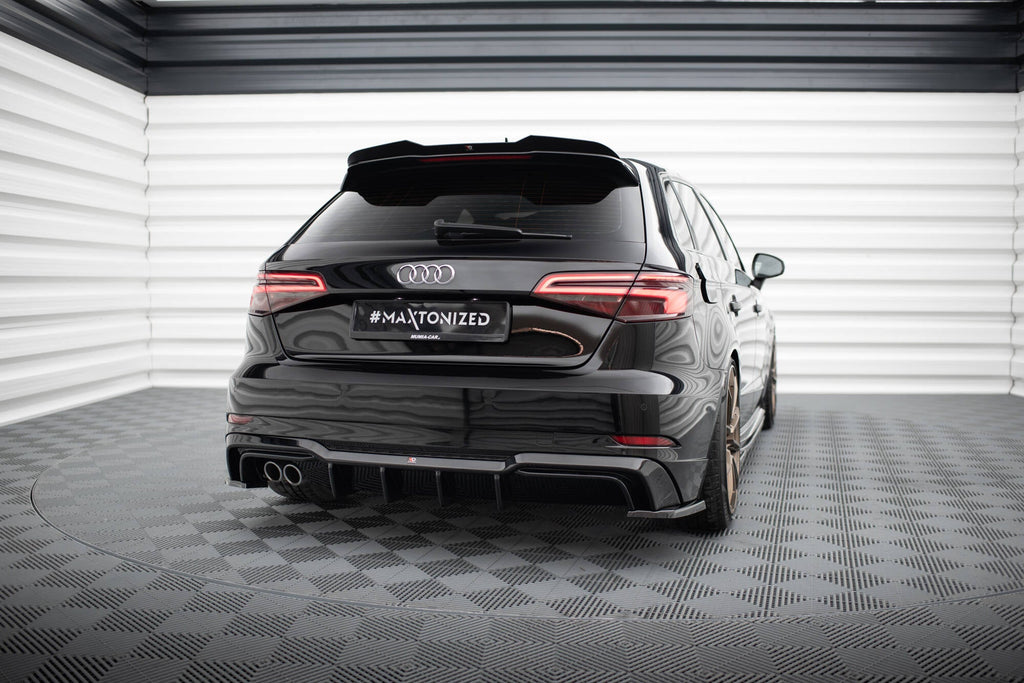 Difusor trasero para Audi A3 S-Line Sportback 8V Facelift (Version with dual Exhausts on one side)